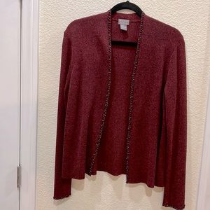 Sigurd Olsen beautiful red/black open sweater